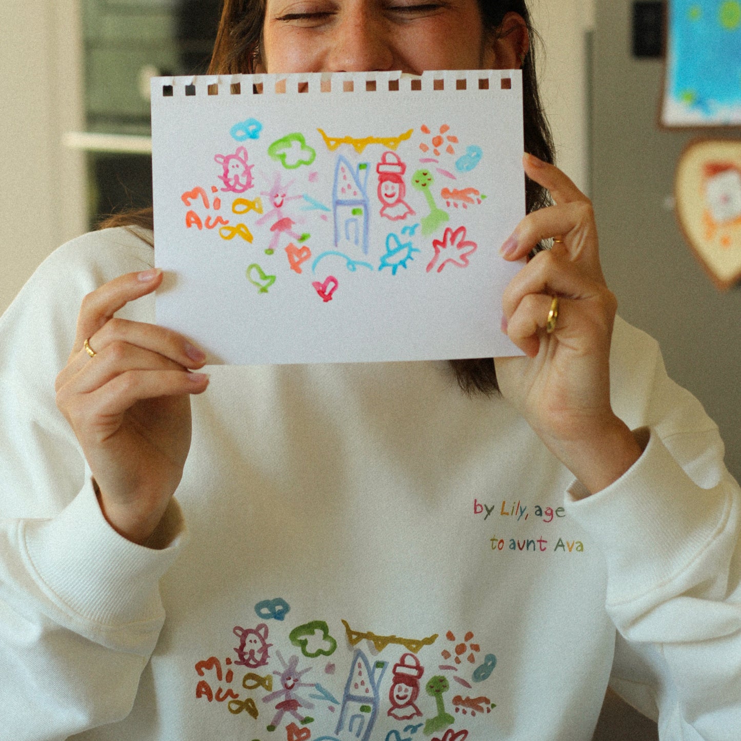 Custom Child’s Drawing Sweatshirt